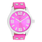 ooZoo Damen Armbanduhr C1074 fluo pink