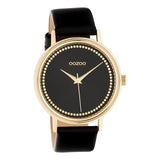 ooZoo C10835 Damenuhr schwarz gold