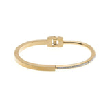 Damen Edelstahl Armband silber gold Zirkonia