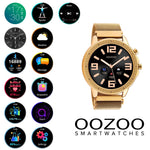 ooZoo Q00307 Smartwatch Ø43 rosegold Milanaiseband