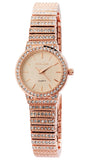 Excellanc Damen Uhr small Metallband Strass