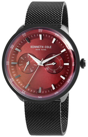 Kenneth Cole New York 42 mm Herrenuhr Mesharmband